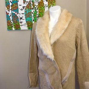 Venus faux fur sweater